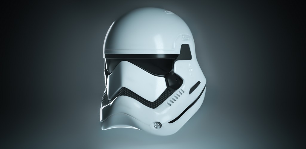 High-Poly Stormtrooper First Order Helmet preview image 1